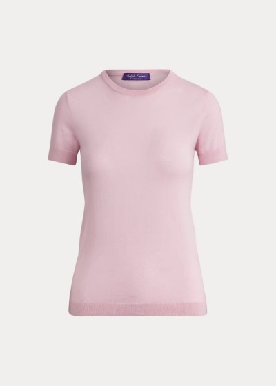 Women's Ralph Lauren Cashmere Short-Sleeve Sweater | 236815RWL